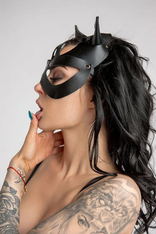 Leather mask "Diablo" - Dr.Harness 3